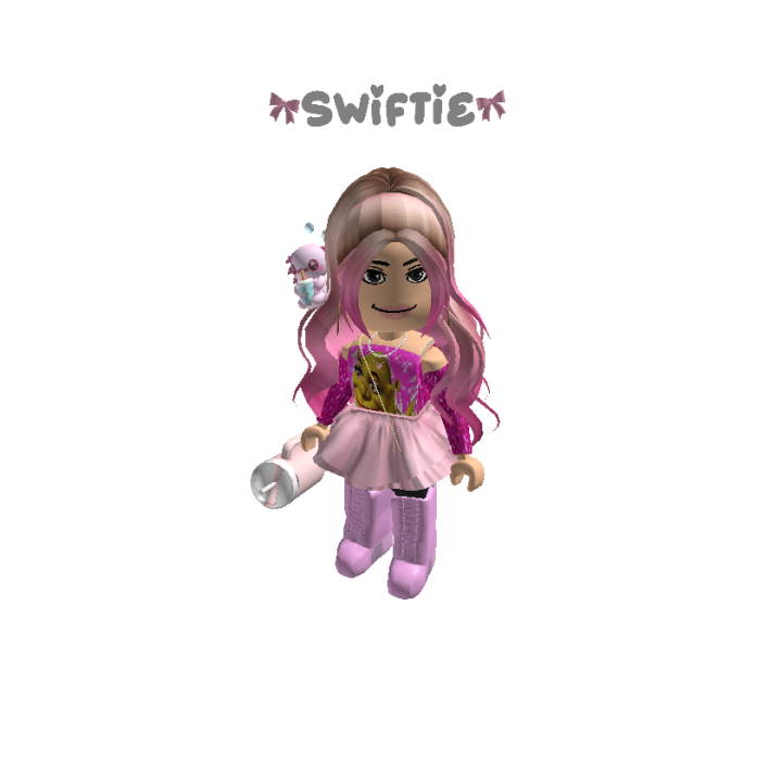 lilsprinklepuffs' Roblox avatar strutting down a fashion runway
